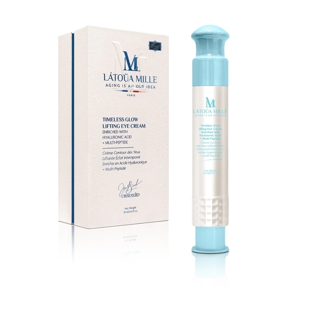Latoua Mille
Timeless Glow Lifting Eye Cream w/Hyaluronic Acid + Multi-Peptide